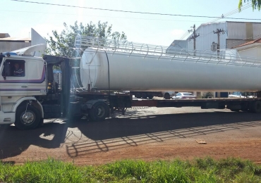 RESERVATÓRIO METÁLICO TUBULAR ALTO